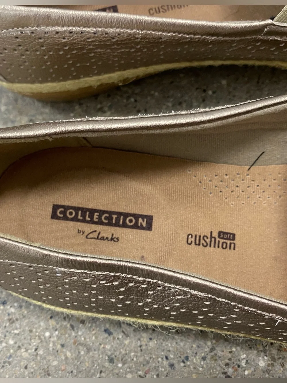 NWOB Clarks Danelly Molly Espadrille Slip-On Shoes size 8.5 Wide